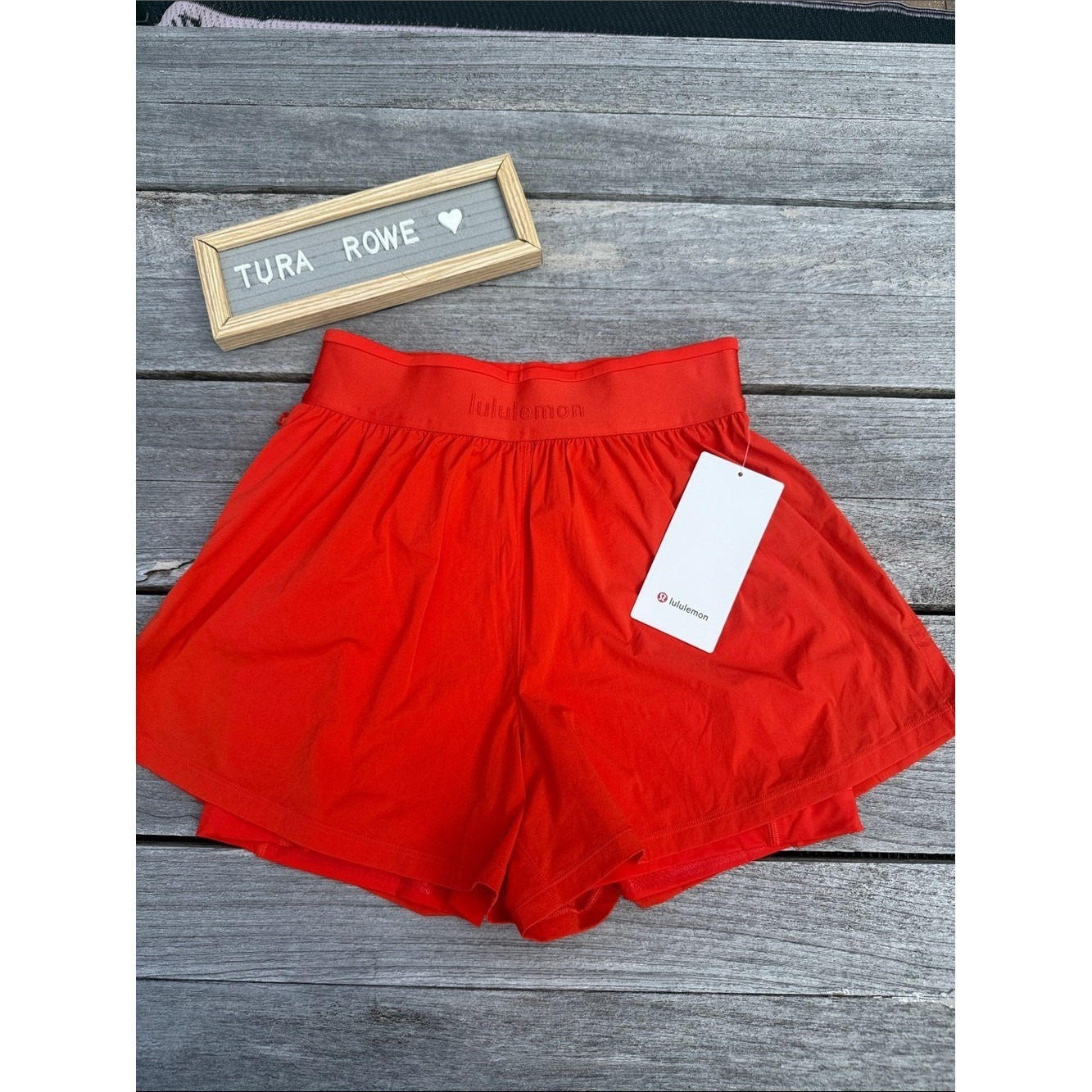 Lululemon License To Train Super High Rise Lined Short 3.5" Cherry Nwt Small